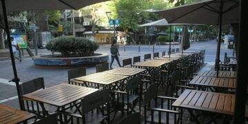 Mendoza con las calles vacías por la cuarentena