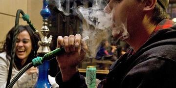 Tabaco en pipa de agua