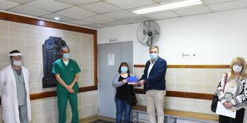 Donación para aparato de plasmaféresis