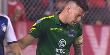 No fue la noche de Guido en Avellaneda\u002E Responsable en el segundo gol y muy inseguro después\u002E