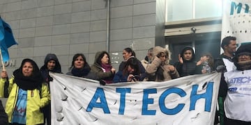 Manifestación de ATECH.