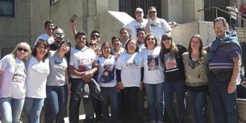 Familiares de víctimas de la Tragedia de Once