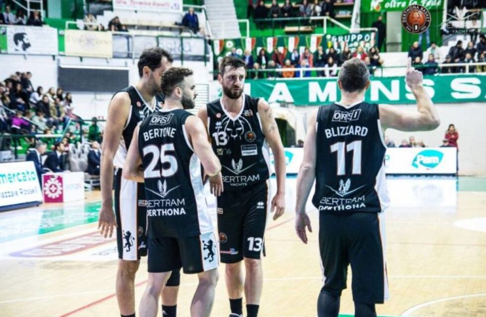 Pablo Bertone y el Derthona Basket se miden con el Leonis Roma