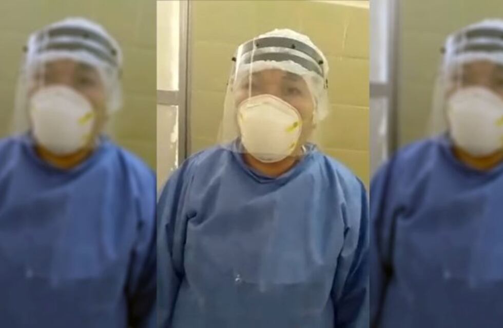 El desesperado pedido de una enfermera salteña: "Les digo no salgan, eviten salir por favor"