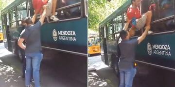 lo atraparon cuando intento fugarse de un colectivo