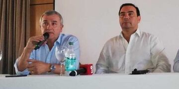 Los gobernadores Gerardo Morales y Gustavo Valdés