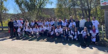 Carlos Felpeto recorrió las calles de Carlos Paz