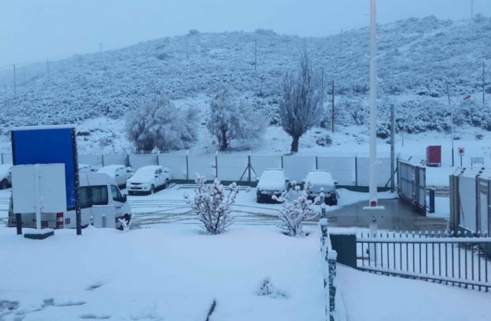 La nieve es intensa en algunos sectores y piden circular con precaución