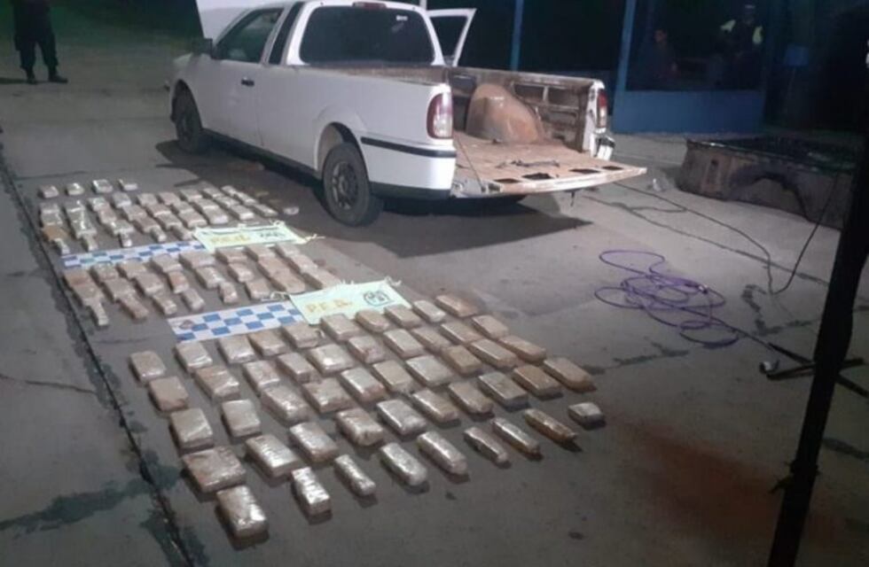 Un obereño cayó en Federación con 112 paquetes de marihuana