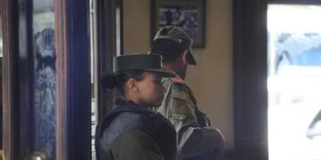 El operativo en el histórico café\u002E