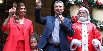 Macri, en el brindis navideño en Casa Rosada: \