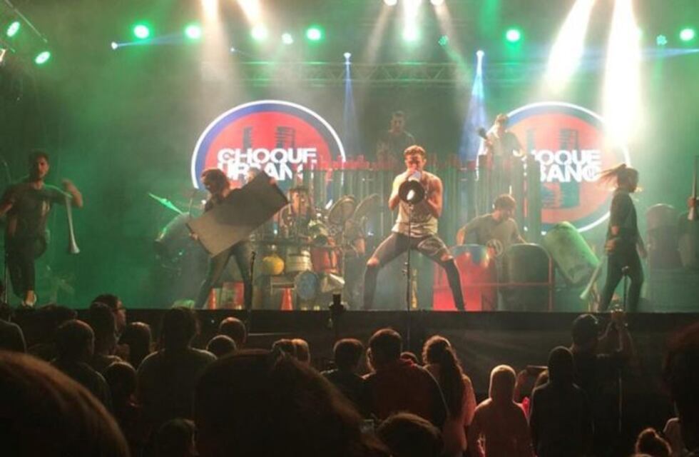 Gran cantidad de gente disfrutó del show de El Choque Urbano en General Pico