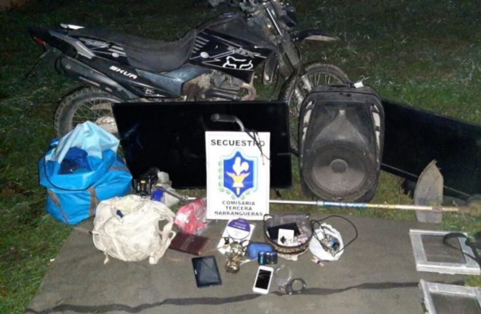 Tres detenidos por desvalijar la casa de una policía