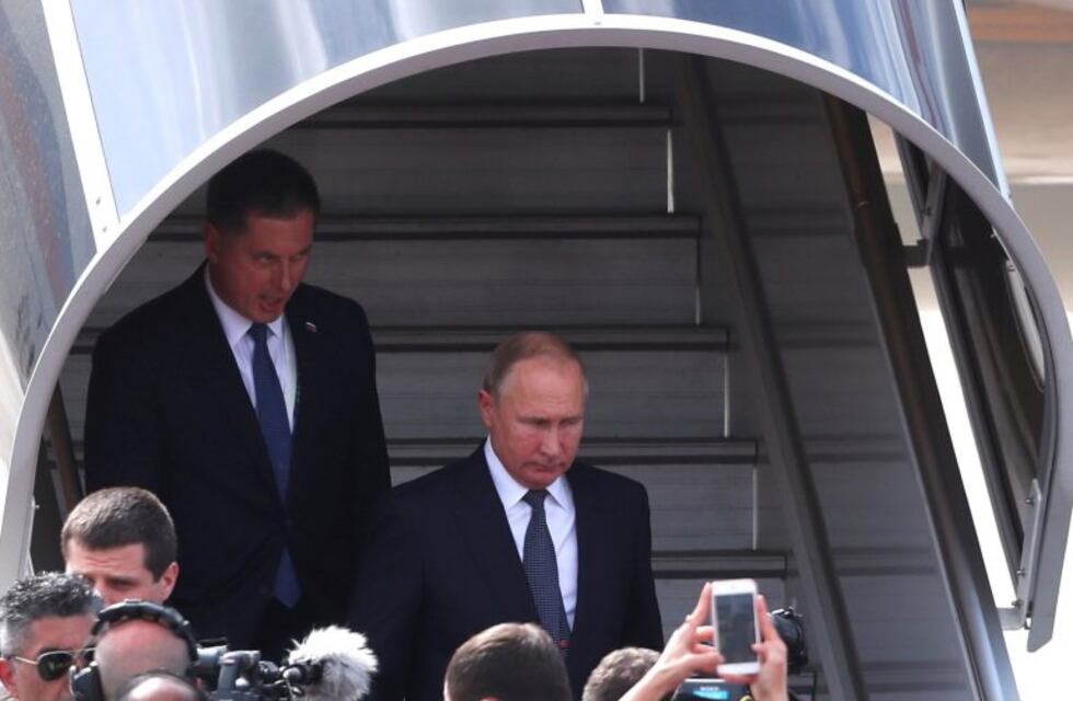 Vladimir Putin llegó a Buenos Aires para participar del G20