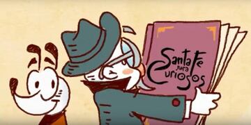Santa Fe Estrena una película animada sobre Santa Fe\u002E (Captura)