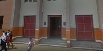 Cartel en el Colegio Don Bosco