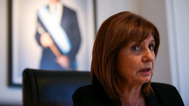 La exministra de Seguridad, Patricia Bullrich (REUTERS/Agustin Marcarian)