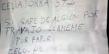 Dentro de la billetera le dejó un mensaje\u002E