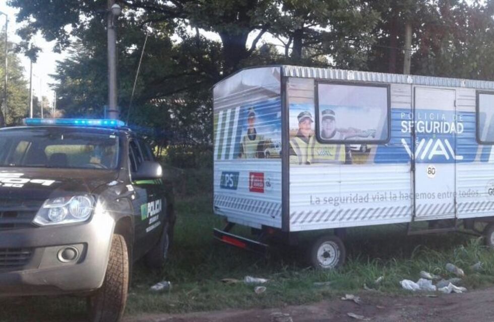 Instalaron un destacamento móvil de Seguridad Vial luego del trágico choque en Villa La Ribera
