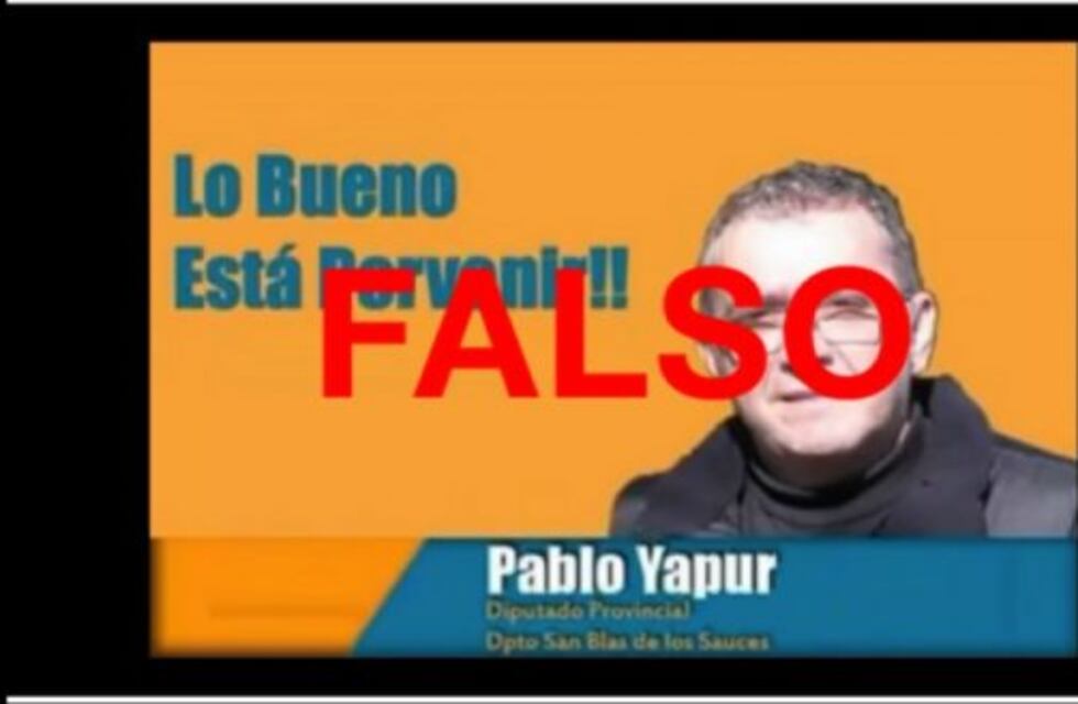 No, no es el candidato a diputado por Juntos por La Rioja quien afirma "los pobres me importan un choto" por haber votado a Alberto Fernández