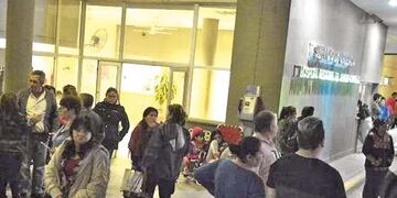 La sala de urgencias estuvo repleta durante el fin de semana largo\u002E