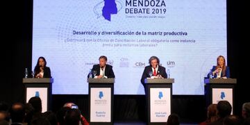 Mendoza Debate debate de candidatos a la gobernación de Mendoza
