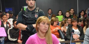 Brisa Sanchez el día del veredicto\u002E Foto: El Diario de la República\u002E