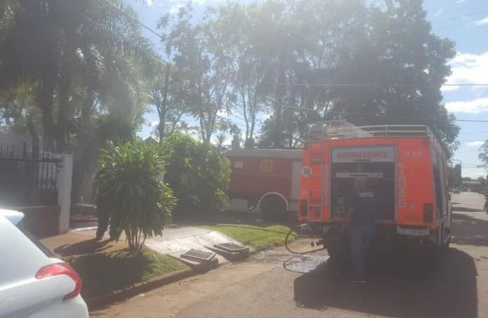 Una olla se prendió fuego y casi causó una tragedia en Iguazú