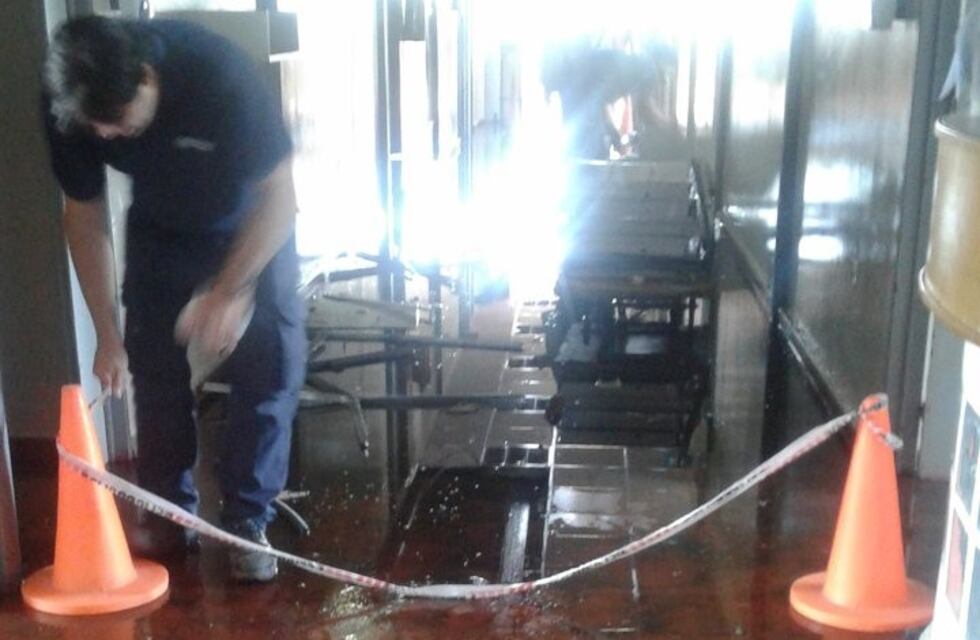 Susto en el Hospital Ferreyra: cortocircuito y principio de incendio