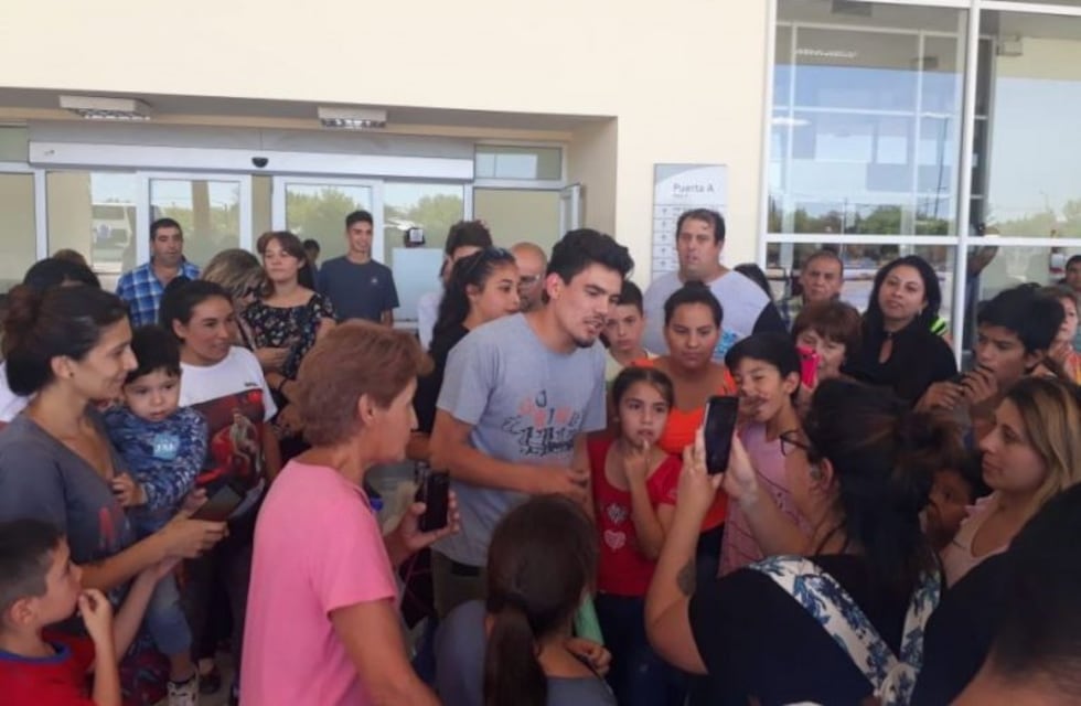 Mario Vilurón fue recibido en San Rafael como un héroe