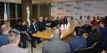 Alberto Rodríguez Saá se reunió con la cúpula policial\u002E