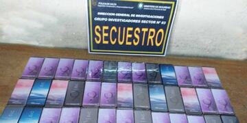 Detuvieron a un hábil ladrón con 41 celulares robados\u002E (Policía de Salta)