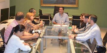 Capitanich coordinó trabajos con representantes del Rotary Club Internacional\u002E (Web)\u002E