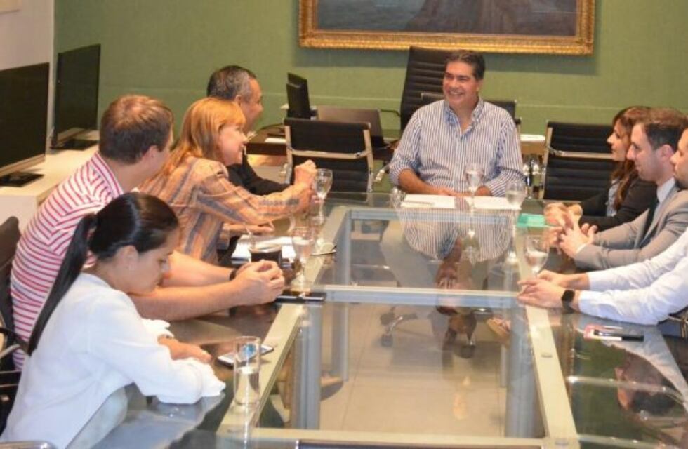 Capitanich coordinó trabajos con representantes del Rotary Club Internacional