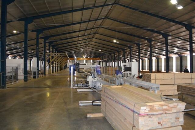 Industria maderera como la fábrica de casas de madera de APICOFOM en Posadas, Misiones\u002E (MisionesOnline)