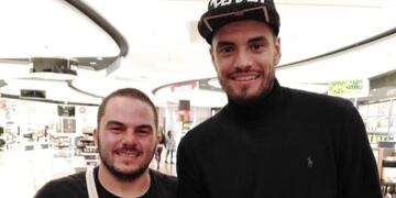 Martín Da Peña, el argentino que confundió a Sergio Romero con Marcos Rojo (Foto: Gentileza Martín Da Peña)