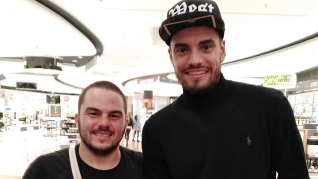 Martín Da Peña, el argentino que confundió a Sergio Romero con Marcos Rojo (Foto: Gentileza Martín Da Peña)