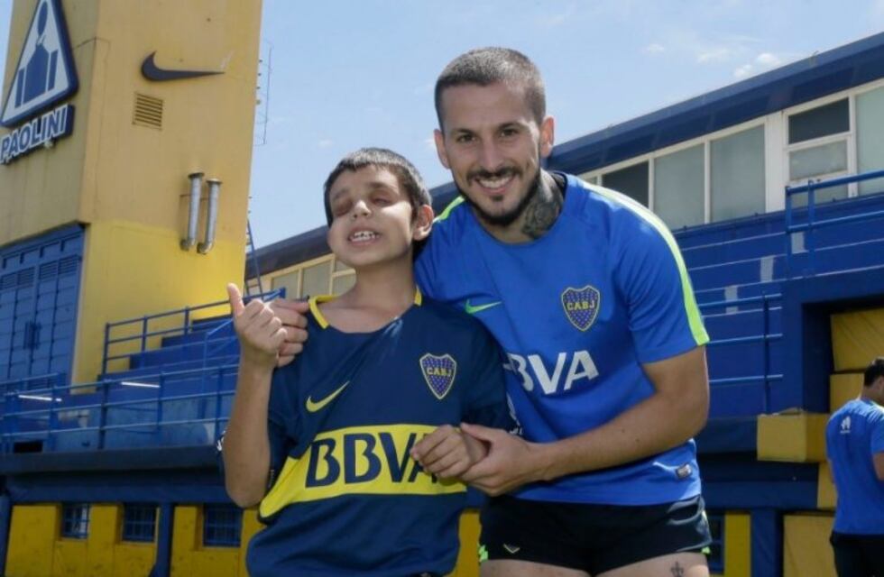 El emocionante encuentro de Thiago con el plantel de Boca