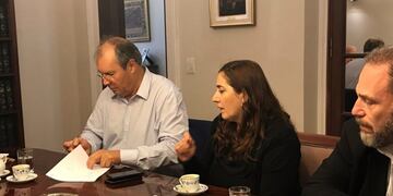 Junto a Ricardo Gil Lavedra y Marcelo Wechslerfirmando el Amparo que presentaremos en la Corte Suprema de la Nación para frenar el atropello institucional en La Rioja\u002E