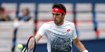 Tennis - Shanghai Masters - Shanghai, China - October 9, 2018 - Leonardo Mayer of Argentina in action REUTERS/Aly Song shandong china juan martin del potroLeonardo Mayer campeonato torneo abierto masters de shanghai tenis partido tenista argentino