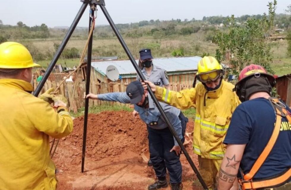 Un hombre cayó en un pozo de 10 metros en Campo Grande