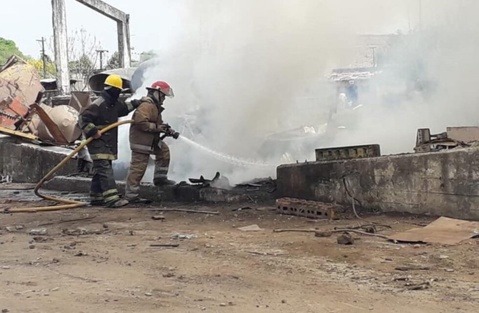 Se incendió un depósito del exingenio San Pablo