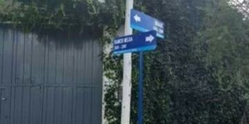 Nuevos carteles nomencladores de Alta Gracia\u002E