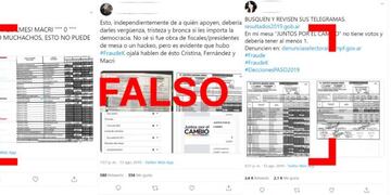 Los telegramas con errores no implican que haya habido fraude electoral