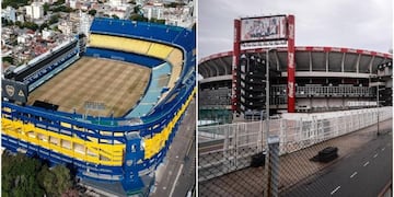 La Bombonera y El Monumental\u002E (EFE)