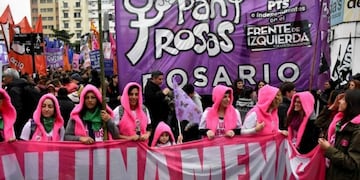 Cierre de Ni Una Menos en Rosario