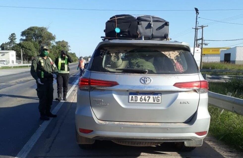 Detuvieron a cuatro estadounidenses que venían por la ruta 34