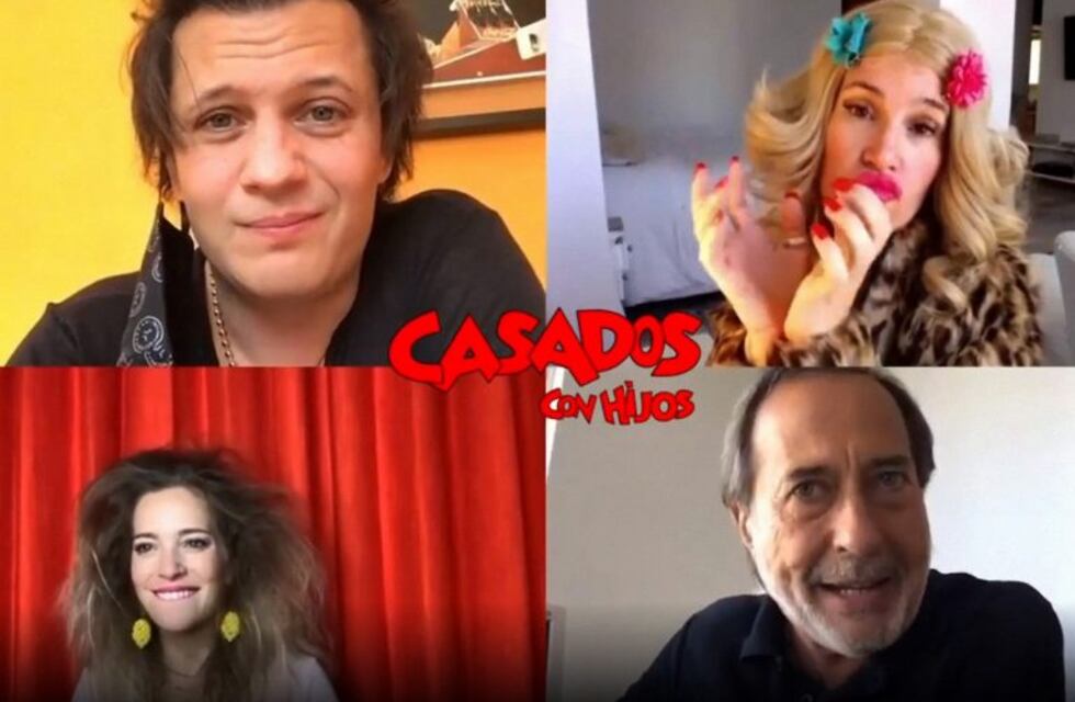 "Casados con hijos": el desopilante backstage y los problemas de "Coqui" para conectarse a la videoconferencia