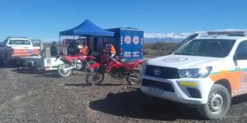 De la búsqueda participan policías de la provincia y la Dirección de Protección Civil\u002E