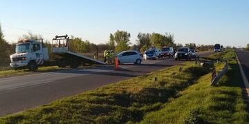 despiste ruta 12\nCrédito: Bomberos Ceibas